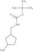 tert-butyl N-[(3-aminocyclopentyl)methyl]carbamate, Mixture of diastereomers