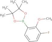 2-(3-Fluoro-2-methoxyphenyl)-4,4,5,5-tetramethyl-1,3,2-dioxaborolane
