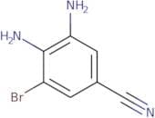 3-Bromo-4,5-diaminobenzonitrile