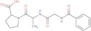 Bz-Gly-Ala-Pro [Hippuryl-Alanyl-Proline]