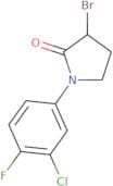3-Bromo-1-(3-chloro-4-fluorophenyl)pyrrolidin-2-one