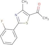 1-[2-(2-Fluorophenyl)-4-methyl-1,3-thiazol-5-yl]ethan-1-one