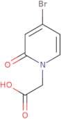 2-(4-Bromo-2-oxo-1,2-dihydropyridin-1-yl)acetic acid