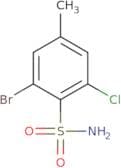 2-Bromo-6-chloro-4-methylbenzene-1-sulfonamide