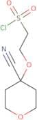 2-[(4-Cyanooxan-4-yl)oxy]ethane-1-sulfonyl chloride