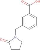 3-[(2-Oxo-1-pyrrolidinyl)methyl]benzoic acid
