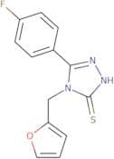 5-(4-Fluorophenyl)-4-(furan-2-ylmethyl)-4H-1,2,4-triazole-3-thiol