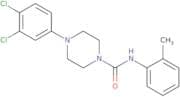 (4-(3,4-dichlorophenyl)piperazinyl)-N-(2-methylphenyl)formamide