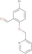 5-Bromo-2-(pyridin-2-ylmethoxy)benzaldehyde