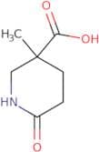 3-Methyl-6-oxopiperidine-3-carboxylic acid