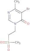 5-Bromo-3-(2-methanesulfonylethyl)-6-methyl-3,4-dihydropyrimidin-4-one