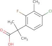 2-(4-Chloro-2-fluoro-3-methylphenyl)-2-methylpropanoic acid