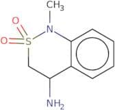 4-Amino-1-methyl-3,4-dihydro-1H-2λ⁶,1-benzothiazine-2,2-dione