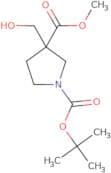 1-tert-Butyl 3-methyl 3-(hydroxymethyl)pyrrolidine-1,3-dicarboxylate