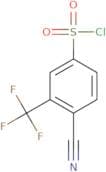 4-cyano-3-(trifluoromethyl)benzene-1-sulfonyl chloride