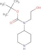 tert-Butyl N-(2-hydroxyethyl)-N-(piperidin-4-yl)carbamate