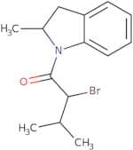 2-Bromo-3-methyl-1-(2-methyl-2,3-dihydro-1H-indol-1-yl)butan-1-one