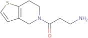 3-Amino-1-{4H,5H,6H,7H-thieno[3,2-c]pyridin-5-yl}propan-1-one