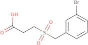 3-[(3-Bromophenyl)methanesulfonyl]propanoic acid