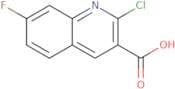2-Chloro-7-fluoroquinoline-3-carboxylic acid
