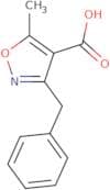 3-Benzyl-5-methyl-1,2-oxazole-4-carboxylic acid