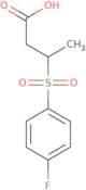 3-(4-Fluorobenzenesulfonyl)butanoic acid