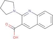 2-(Pyrrolidin-1-yl)quinoline-3-carboxylic acid