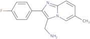 [2-(4-Fluorophenyl)-6-methylimidazo[1,2-a]pyridin-3-yl]methanamine