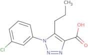 1-(3-Chlorophenyl)-5-propyl-1H-1,2,3-triazole-4-carboxylic acid