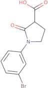 1-(3-Bromophenyl)-2-oxopyrrolidine-3-carboxylic acid