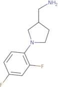 (1-(2,4-Difluorophenyl)pyrrolidin-3-yl)methanamine