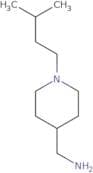 [1-(3-Methylbutyl)piperidin-4-yl]methanamine