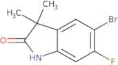 5-Bromo-6-fluoro-3,3-dimethyl-2,3-dihydro-1H-indol-2-one