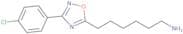 6-[3-(4-Chlorophenyl)-1,2,4-oxadiazol-5-yl]hexan-1-amine