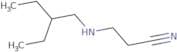 3-[(2-Ethylbutyl)amino]propanenitrile