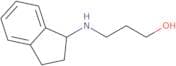 3-[(2,3-Dihydro-1H-inden-1-yl)amino]propan-1-ol