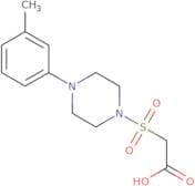 2-{[4-(3-Methylphenyl)piperazin-1-yl]sulfonyl}acetic acid