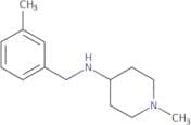 1-Methyl-N-[(3-methylphenyl)methyl]piperidin-4-amine