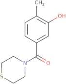 2-Methyl-5-(thiomorpholine-4-carbonyl)phenol