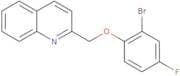 2-(2-Bromo-4-fluorophenoxymethyl)quinoline