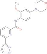 N-[2-Methoxy-4-(4-morpholinyl)phenyl]-6-(1H-pyrazol-3-yl)-2-pyridinecarboxamide