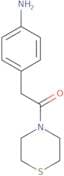 2-(4-Aminophenyl)-1-(thiomorpholin-4-yl)ethan-1-one