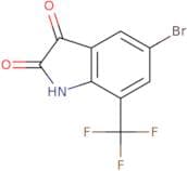 5-Bromo-7-(trifluoromethyl)indoline-2,3-dione