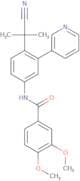 N-[4-(1-Cyano-1-methylethyl)-3-(3-pyridinyl)phenyl]-3,4-dimethoxybenzamide