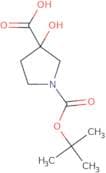 1-(tert-butoxycarbonyl)-3-hydroxypyrrolidine-3-carboxylic acid