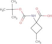 1-{[(tert-Butoxy)carbonyl]amino}-3-methylcyclobutane-1-carboxylic acid