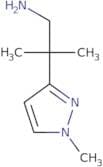 2-Methyl-2-(1-methyl-1H-pyrazol-3-yl)propan-1-amine