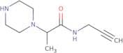 2-(Piperazin-1-yl)-N-(prop-2-yn-1-yl)propanamide