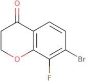 7-Bromo-8-fluorochroman-4-one