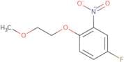 4-Fluoro-1-(2-methoxyethoxy)-2-nitrobenzene